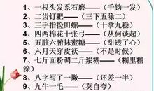 小升初常考歇后语