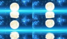 月亮出来了比喻句