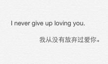 关于英文带翻译的爱情说说