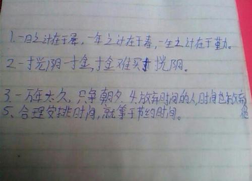 带有学习特征的谚语