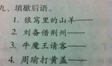 多管闲事歇后语