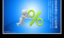 工作效率企业标语