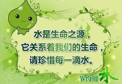 节水口号