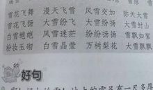 关于有雪的谚语