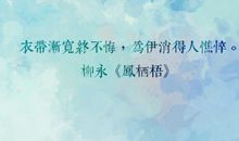 经典的表达爱慕的诗句