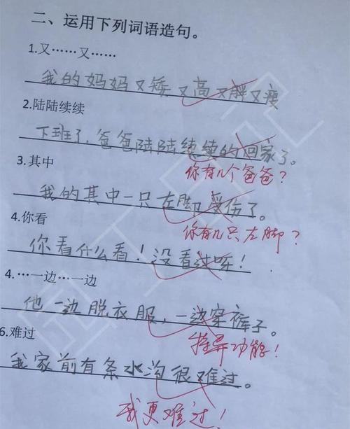 用句子说