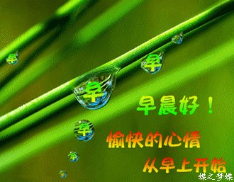 早晨的祝福