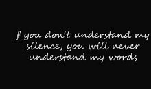 句子沉默