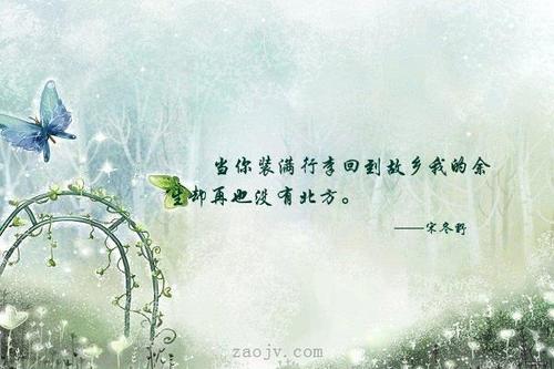 我的家乡句子