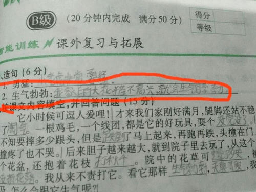 也许用一句话