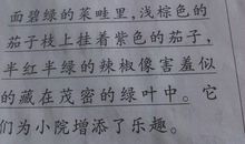 描写蔬菜的比喻句