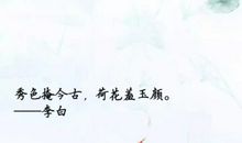 描写女生美丽的句子