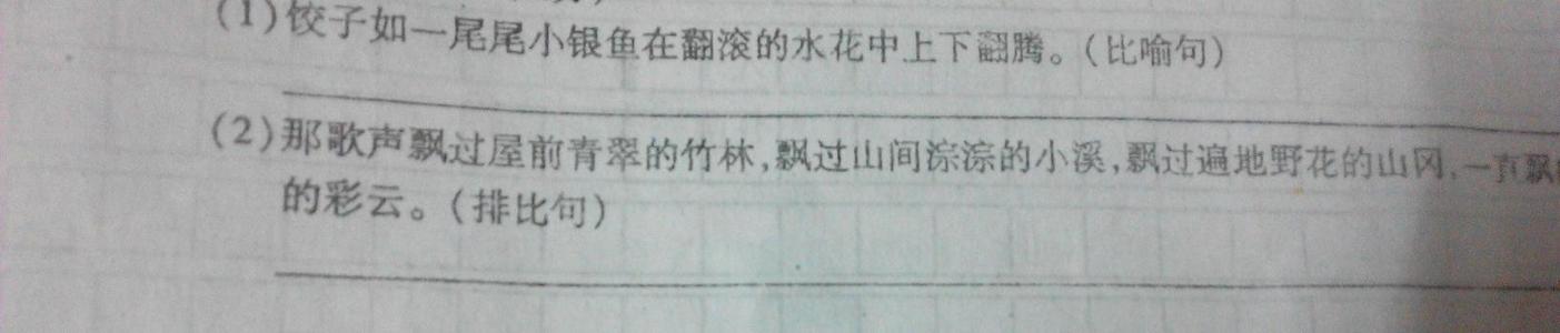 25个平行句子