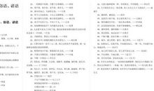 遗传现象的谚语或俗语