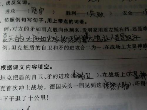句子中的其他