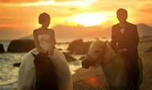 夕阳西下的唯美句子及图片