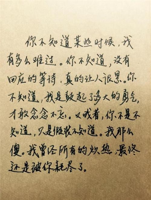 女孩坦白的感人句子