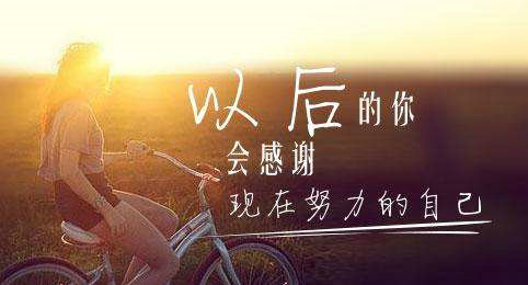 努力管理自己的风景，不要错过，不要后悔