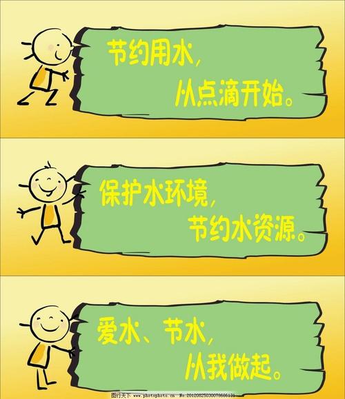 关于水的口号