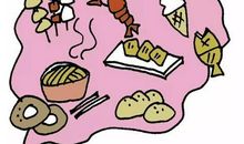 关于吃夜宵的诗句