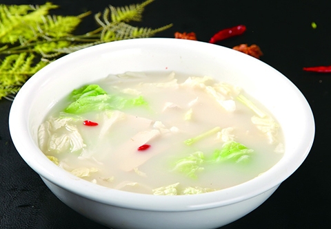 白菜煮豆腐