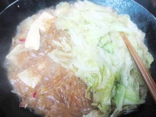 白菜煮豆腐