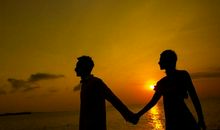 看夕阳西下的心情句子