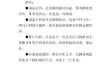 有关大海的好句