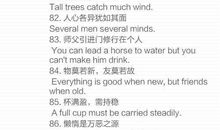 英语谚语简短的