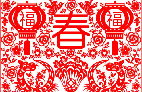 描绘热闹的春节的诗
