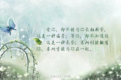 等你一句话