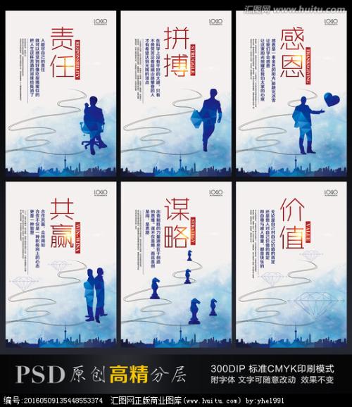 关于企业价值观的口号
