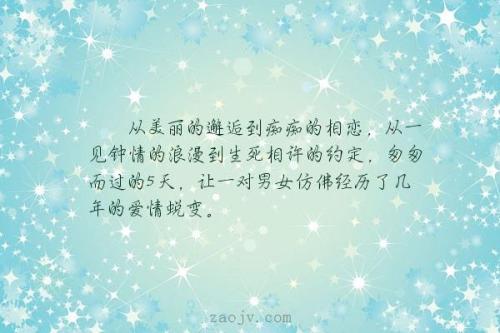 遭遇的美丽句子