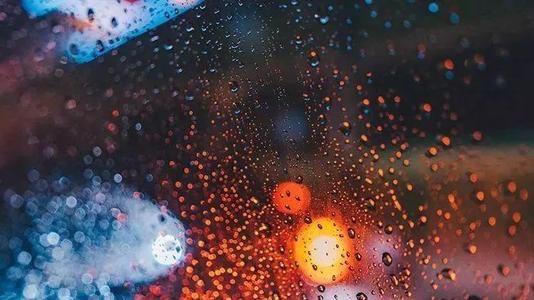 谈论下雨的朋友圈