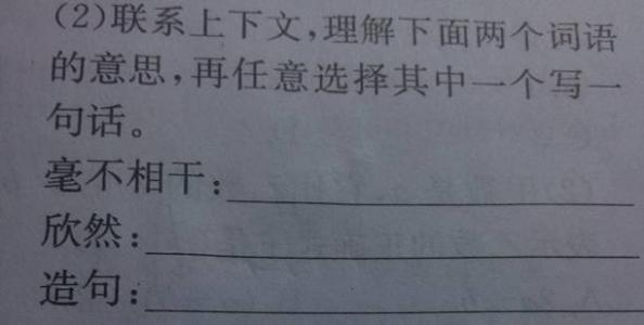 用句子理解