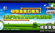 保护动物环保标语