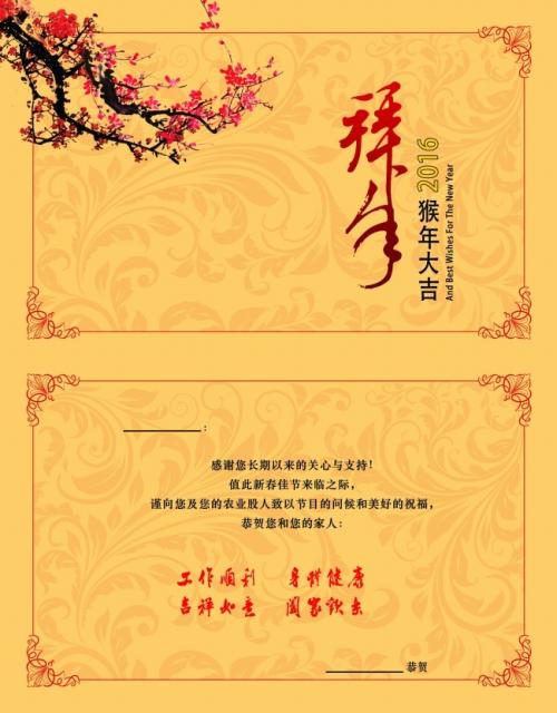 2019年新年祝福