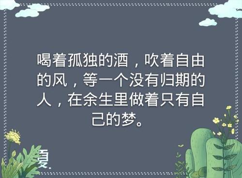 形容一个人的句子
