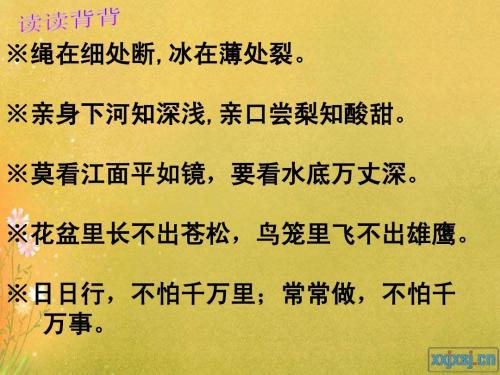 关于农业的谚语是什么