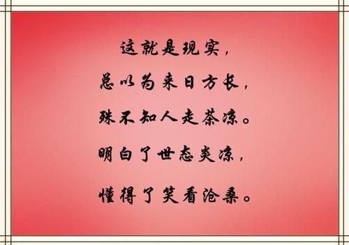 关怀谚语