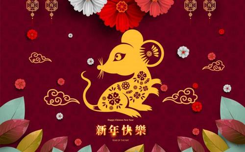 2020年中国新年祝福儿童