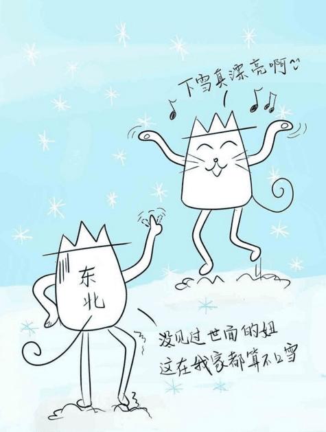 QQ谈论下雪