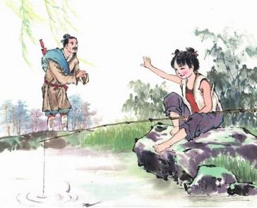 关于钓鱼的句子