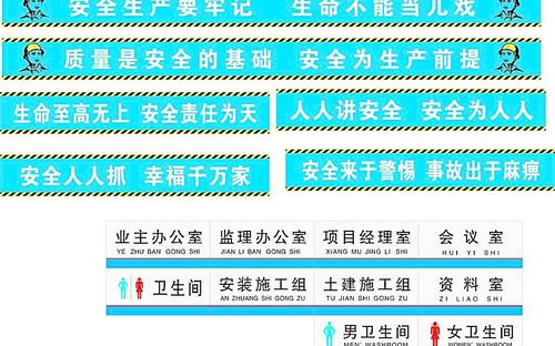 质量口号施工现场