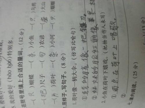 写晚上的句子