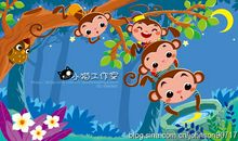 猴子爬树歇后语