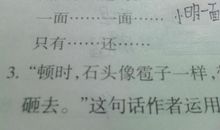 五年级只有才造句大全