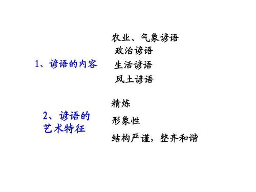 好谚语