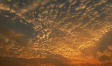 形容傍晚的天空的诗句