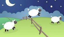睡不着数羊的可爱说说